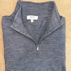 Men's Reiss Gray Wool Sweater size XL
